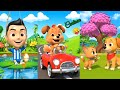 AI Cat Rabbit Dog Driving Car Too Funny Hilarious AI Animals Driving Car Cat Cartoon Shorts