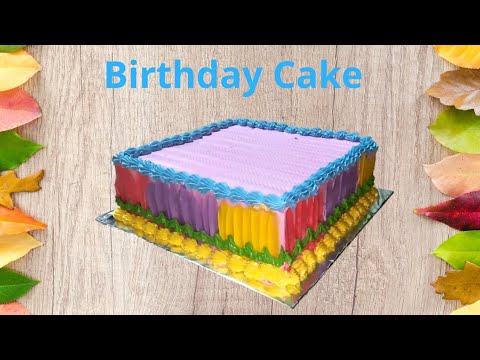Cara menghias kue 2019 | Princess cake | Birthday cake