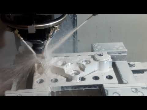 CNC Haas DM2 racing motorcycle steering plates processing - by #LDBGarage