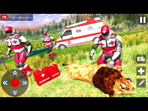 Light Superhero Speed Hero Robot Rescue Mission Game 2021 | Animal Ambulance Drive–Android Gameplay