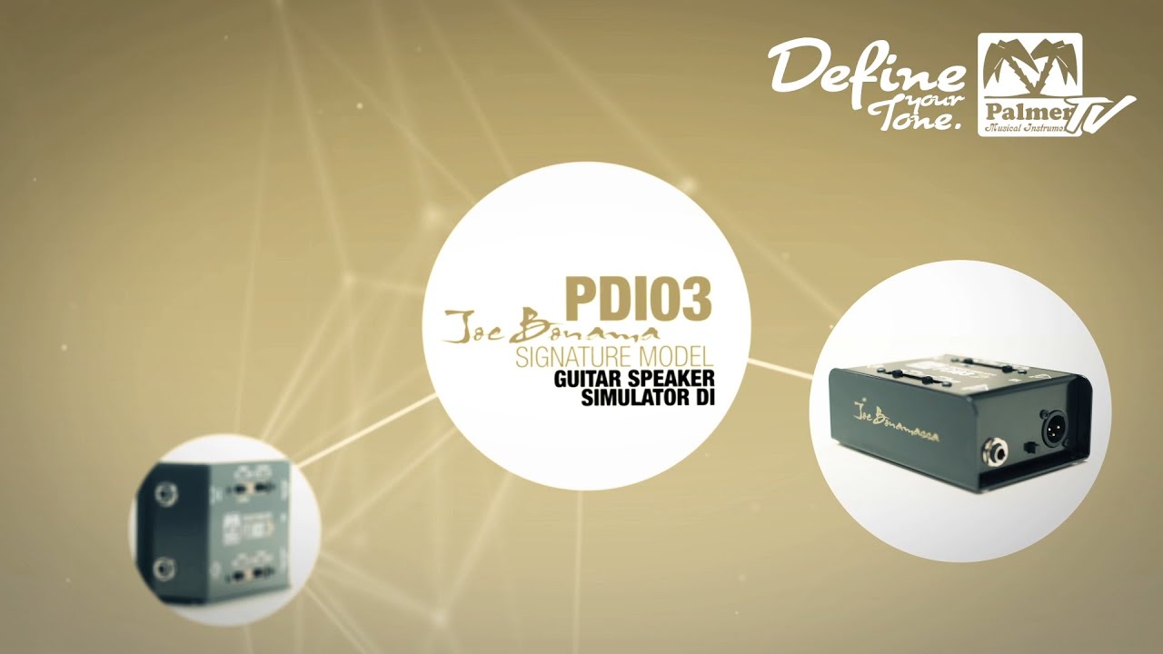 Palmer PDI 03 JB - Joe Bonamassa Signature Model Guitar Speaker Simulator DI
