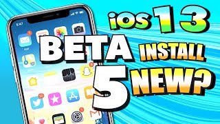 iOS 13 Beta 5 RELEASED!!! (8 NEW Features + How To Install NO COMPUTER) on iPhone, iPad, iPod Touch