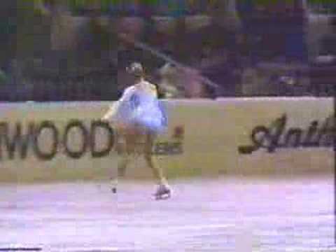Denise Biellmann 1981 World Championships FS