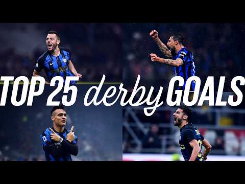 TOP 25: MILAN – INTER | THE MOST BEAUTIFUL NERAZZURRI GOALS 🖤💙