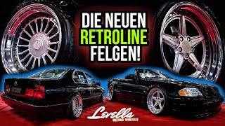LEVELLA | Die neuen Retroline Felgen! - R4 & R5 auf Mercedes W124 & SL + BMW E34 & M3 CS
