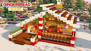 How to Build A Christmas House In Minecraft🎄🎅