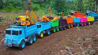 Download lagu RC TRACTORS, MEGA RC TRUCKS, RC MACHINES COLLECTION!! EXCAVATOR LESU ET30H, KABOLITE K350-200 DIGGER mp3