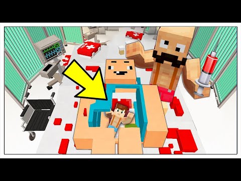 NASCONDINO IN 10 SECONDI IN OSPEDALE DA PICCOLISSIMI! - Minecraft ITA