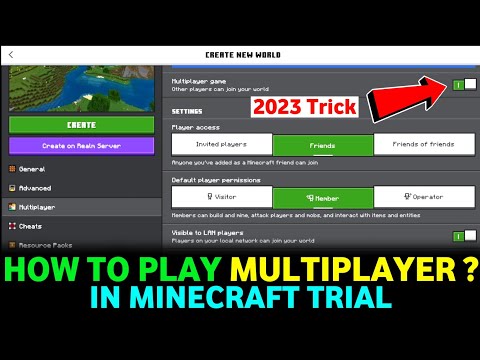 HOW TO PLAY MULTIPLAYER IN MINECRAFT TRIAL 1.19 | 2023 LATEST TRICK