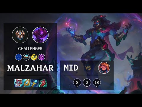 Malzahar Mid vs Zoe - EUW Challenger Patch 10.23