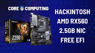 Gigabyte Z390 UD RX560 2.5GB Hackintosh Free EFI #hackintosh #macOS