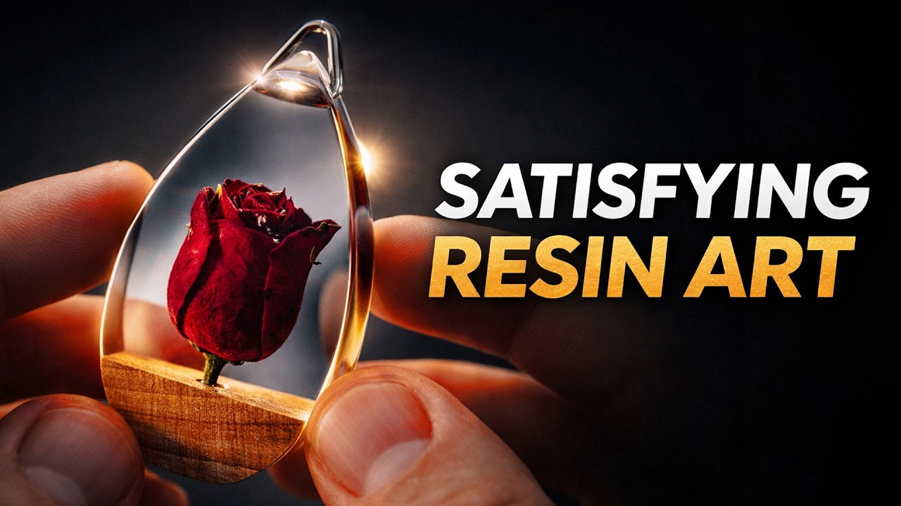 I Poured Epoxy Resin over a Real ROSE / Resin Art Experiment