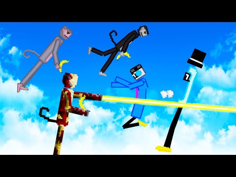 We Steal Bananas and Get Blasted by Iron Man Monkey in People Playground!