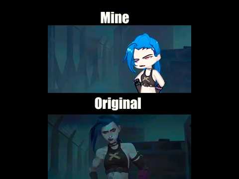 I recreated a scene from Arcane only using GL2 #gacha #arcane #jinx