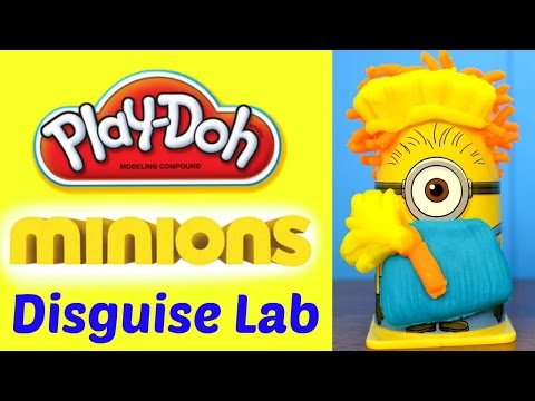 PLAY DOH Despicable Me Minion Disguise Lab Play Dough Toy Playset Review Unboxing