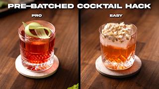 Pre-Batched Cocktail Hack: Easy vs Pro Techniques for Amazing Drinks
