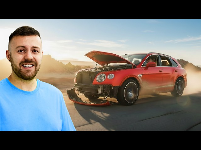Attempting To Drive Our Wrecked Bentley With A Scrap Engine For The First Time – Chris Slix