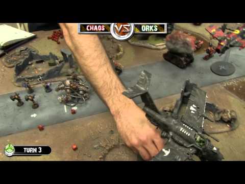 Chaos Vs Orks Warhammer 40k Battle Report - Banter Batrep Ep 27 - Part 3/5
