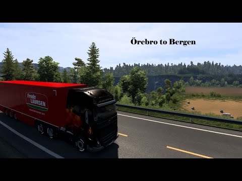 Euro Truck Simulator 2 | Örebro to Bergen | Full Long Haul [No commentary]