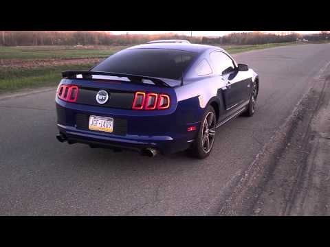 2013 mustang mbrp full race exhaust, ghost cam.
