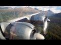 Most Beautiful Flight with Super Constellation through Swiss Alps from Samedan