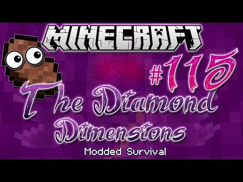 "STEAK ON A PLATE" | Diamond Dimensions Modded Survival #115 | Minecraft