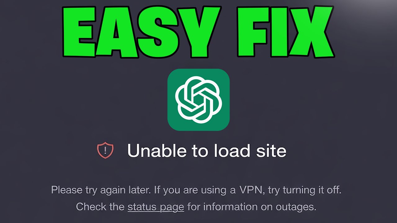 How To Fix ChatGPT Unable To Load Site - NEW 2026