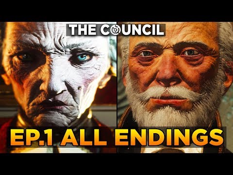 THE COUNCIL - Episode 1: The Mad Ones - ALL ENDINGS (Good & Bad Ending)