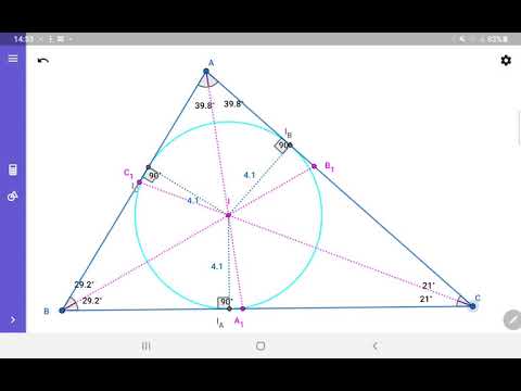 BISECTOARE - TRIUNGHI - CERC ÎNSCRIS