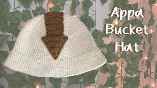 Crochet Appa Bucket Hat Tutorial from Avatar: The Last Airbender | Arrow Pattern & Application
