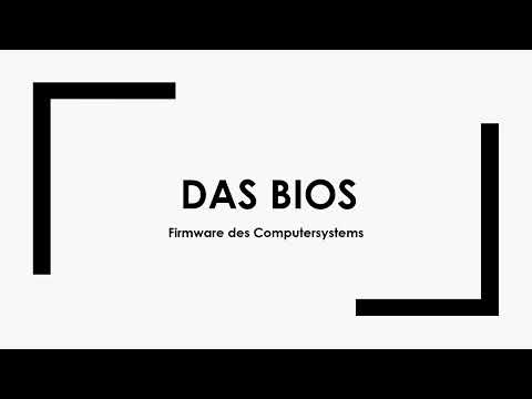 Das BIOS einfach und kurz erklärt