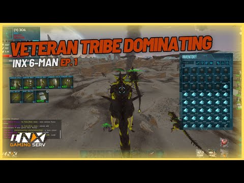Veteran Tribe Dominating the Server | INX 6-Man | Ark PvP | Ep.1