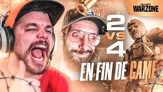 2 CONTRE 4 EN FIN D UNE ÉNORME GAME SUR WARZONE 
