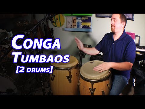 Conga Rhythms - 5 Tumbao [Marcha] Variations for 2 congas