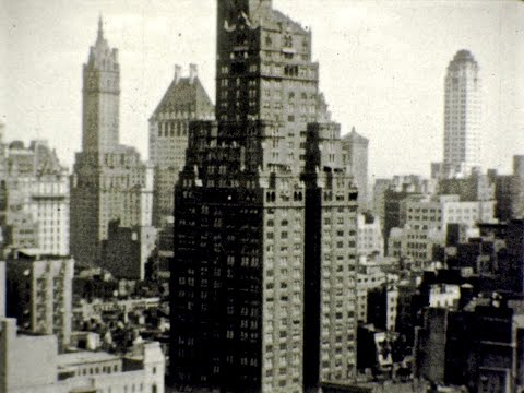 1920s Manhattan, New York from original 16mm film