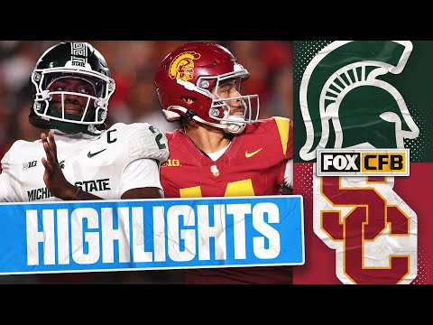 Michigan State Spartans vs. No. 25 USC Trojans Highlights | FOX College Football