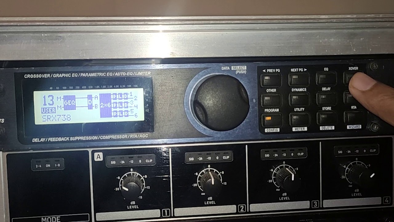 How to set a driverack 260