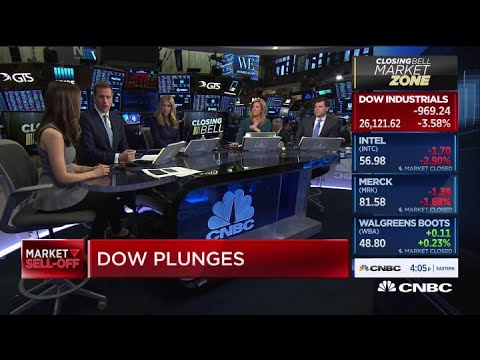 Dow plunges again, down more than 900 points