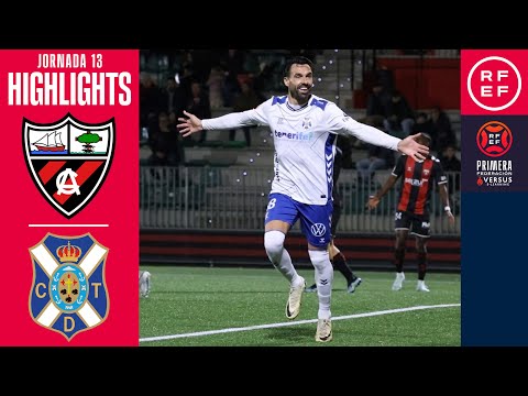 Resumen #PrimeraFederación | Arenas Club 1-4 CD Tenerife | Jornada 13 | Temporada 2025/26