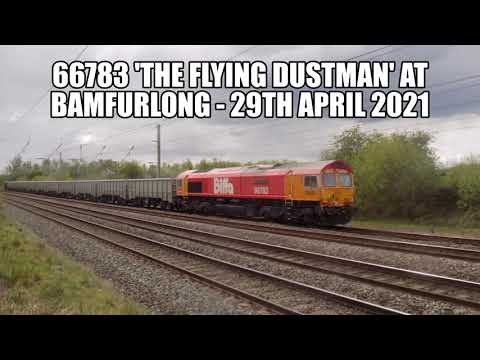66783 'The Flying Dustman' at Bamfurlong - 29th April 2021