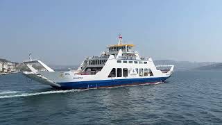 SH-ASIYAN Bosporus Fähre (Autofähre/Personenfähre) überquert den Bosporus