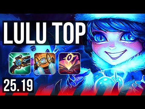 LULU vs SION (TOP) | Comeback, 800+ games | KR Challenger | 25.19