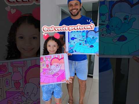 AZUL OU ROSA? #shorts