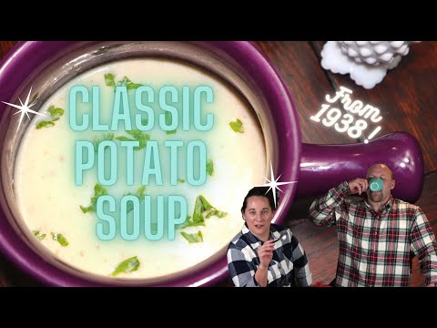 The BEST Old Fashioned POTATO SOUP Recipe You’ll EVER Need! COZY Soup for COLD Weather!