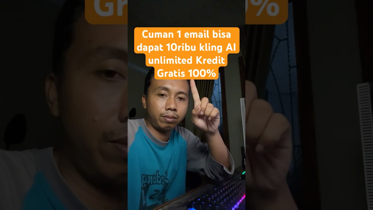 Kling AI Unlimited Credits, cuman modal 1 email