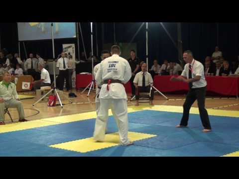 British Karate Kyokushinkai 8th Cup of Europe Antanus Klibavicius v Zsolt Zsiga