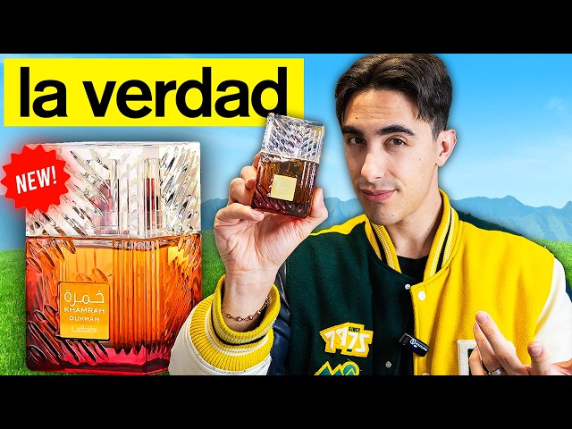 Vídeo relacionado con Perfume Khamrah Dukhan Eau de Parfum 100ML, Perfume Árabe Unisex de Larga Duración, Incluye Atomizador Recargable, Fragancia Ahumada y Especiada con Notas de Tabaco, Ámbar y Praliné (Dukhan)