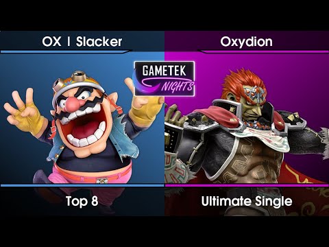 Gametek Night 2023.07 Top 8 - OX | Slacker (Wario) Vs. Oxydion (Ganondorf) SSBU Ultimate Tournament