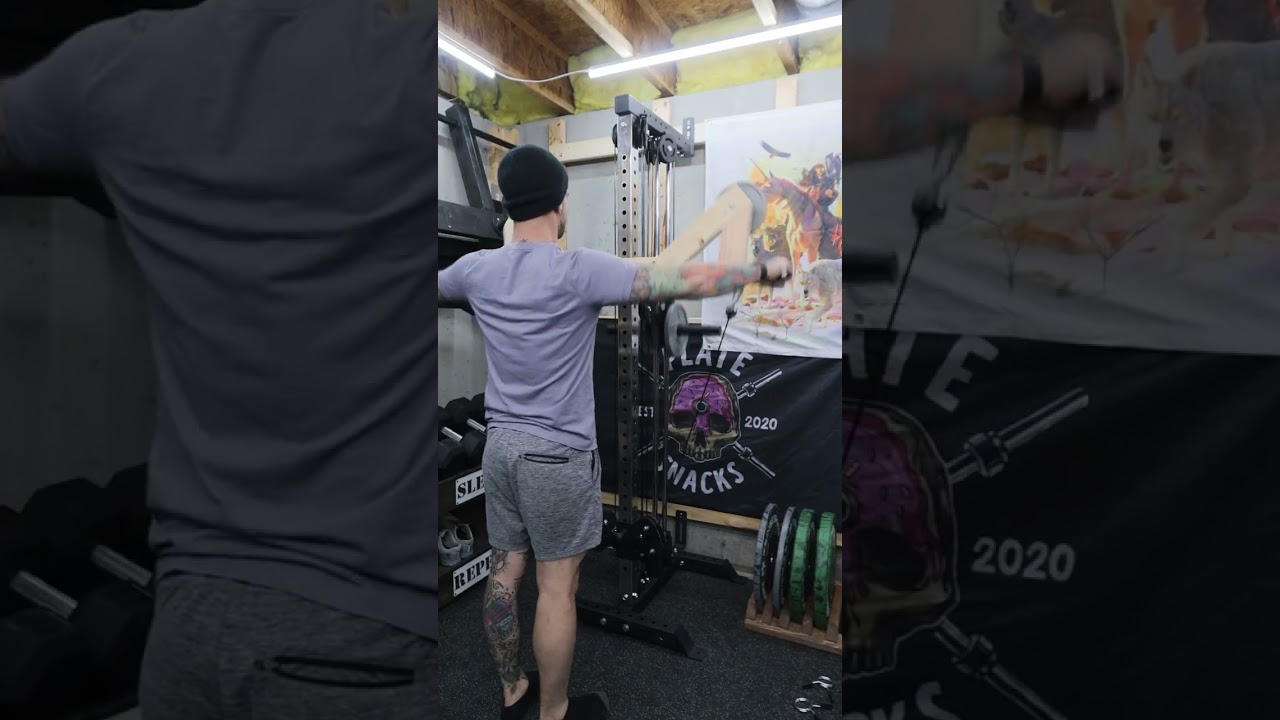 Watch Now DIY lateral raise and the Bells of Steel wall mounted pulley tower #shorts DIY lateral raise and the Bells of Steel wall mounted pulley tower #shorts