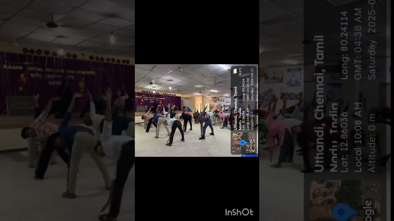 INTERNATIONAL YOGA DAY - 2025 CELEBRATIONS AT RAGAS DENTAL COLLEGE AND HOSPITAL CHENNAI - 600 119.